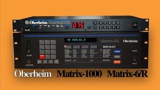 Video thumbnail for OBERHEIM MATRIX-1000 / MATRIX-6 | NEW CUSTOM PATCHES | Analog Synthesizer HD DEMO by AnalogAudio1