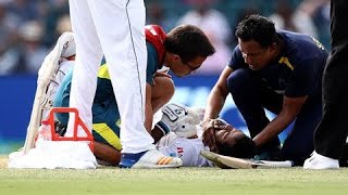 Karunaratne cops nasty head blow video