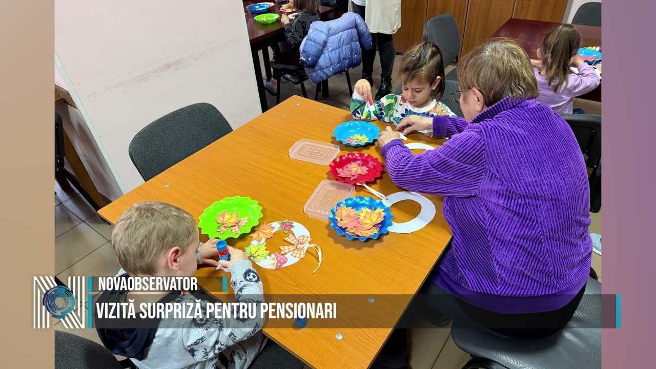 Vizită surpriză pentru pensionari