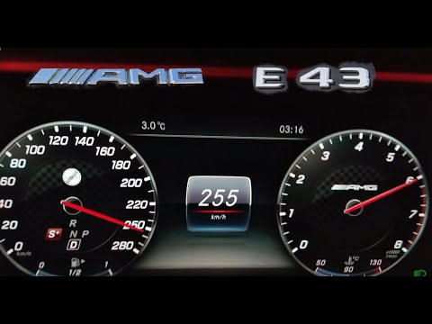2018 Mercedes AMG E43 Beschleunigung und Fahrleistungen