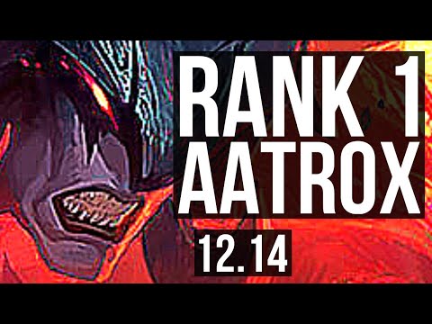 AATROX vs AKALI (TOP) | Rank 1 Aatrox, Rank 3, 8/2/6 | TR Challenger | 12.14