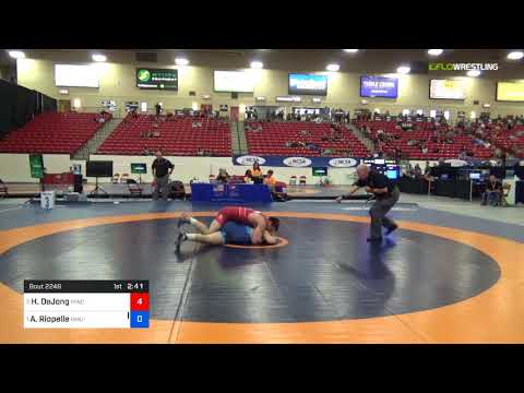 2018 Marine Corps US Open/UWW Junior Greco Roman 97 RR Rnd 5 - Hunter DeJong (MWC ) Vs. Anthony Ri