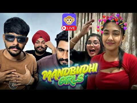Omegle/Monkey LIVE | Ft. MandBudhi Girls