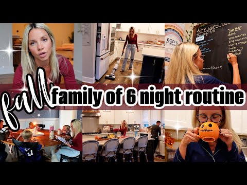 Night Routine for a Family of 6 | Homeschool Mom Evening Reset