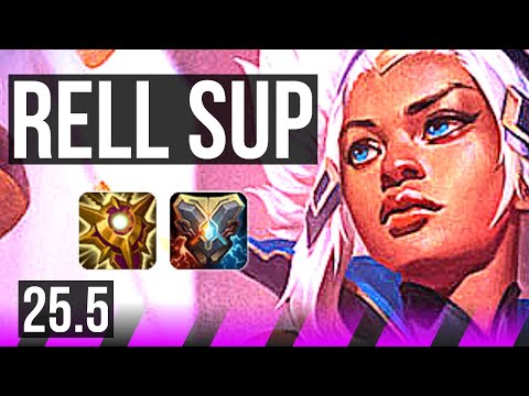 RELL & Kai'Sa vs RAKAN & Twitch (SUP) | 0/1/21 | KR Grandmaster | 25.5