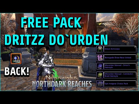 Neverwinter Mod 24 - FREE Dritzz Do`Urden Companion Race Unlock Hairstyles! Astral Lockbox is Back!