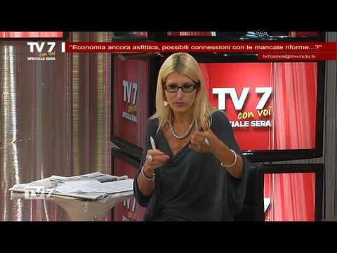 Tv7 con Voi sera del 11/10/2016 -  Economia ancora asfittica (4 di 6)