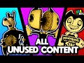ALL Bendy and the Ink Machine Unused Content | LOST BITS [TetraBitGaming]