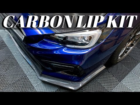 Installing A Carbon Fiber Front Lip And Side Skirts On My STI