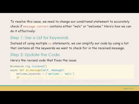 Fixing the auto reaction issue in Discord.py Bot