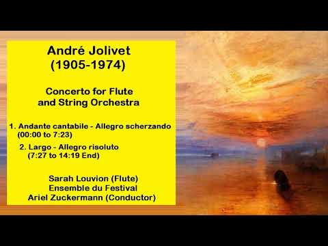 André Jolivet (1905-1974) - Concerto for Flute and String Orchestra