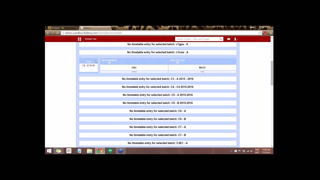 Webinar on Fedena Core modules