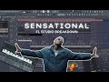 Producing "Sensational" for Chris Brown | Afrobeat Producer | FL Studio