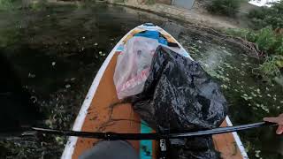 Paddle Board Trash Pickup, Town Lake, Austin TX, August 14, 2025 - GoPro Hero 11