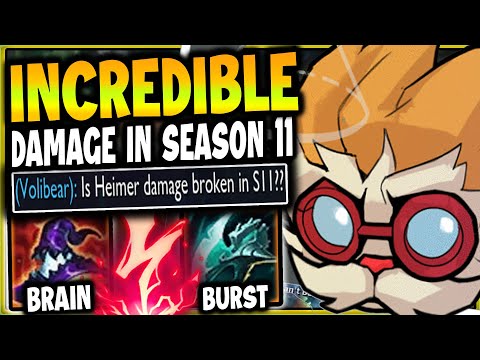 Heimerdinger has the most INCREDIBLE Midlane Damage with NIGHTHARVESTER! - League of Legends