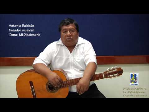 "MI DICCIONARIO": CREACIÓN DE ANTONIO BALDEÓN