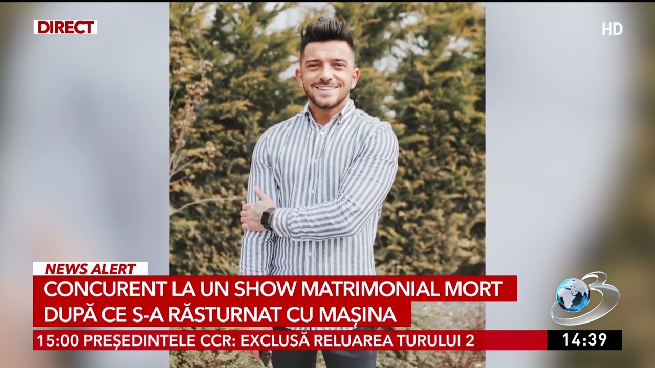 Concurent la un show matrimonial mort după ce s-a răsturnat cu mașina
