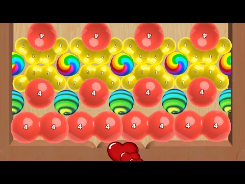 Melty Bubble healing puzzle vs couch 2048 - 2048 ball Gameplay walkthrough New Levels #7