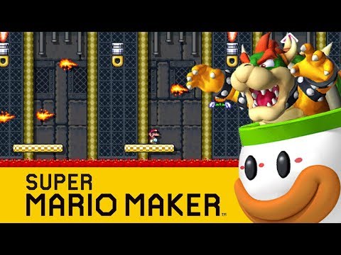 Super Mario Maker : SMW Bowser's Castle Doors 11 & 12 (Video Fixed)