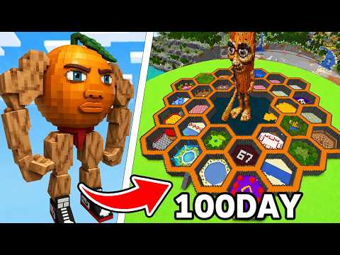 100日間でブレインロッド動物園を作る【 マイクラ / マインクラフト 】