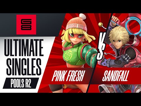 Pink Fresh vs Sandfall - Pools R2 Ultimate Singles - Genesis 8 | Min Min vs Shulk