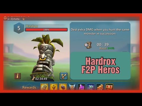 Hardrox | Hardrox Best Heros | Hardrox Heros For F2P | Lords Mobile