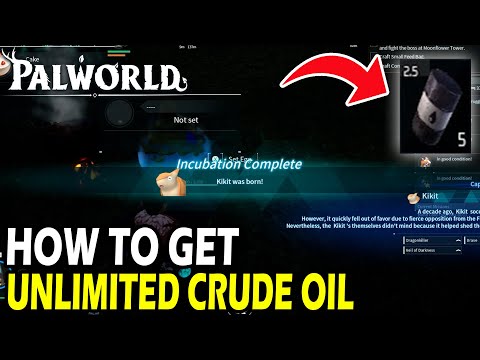 How to Get Unlimited Crude Oil Fast in Palworld