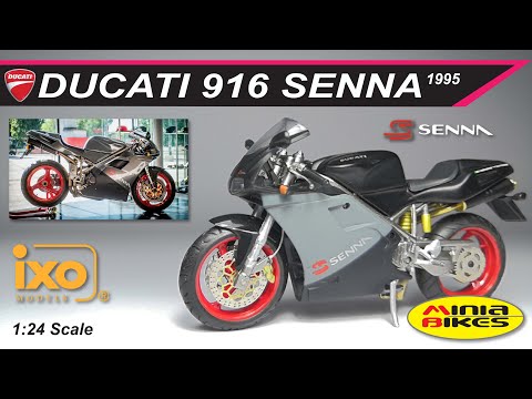 EP279 | DUCATI 916 SENNA (1995) | IXO MODELS | 1:24 SCALE | SUPERBIKES | DIE CAST