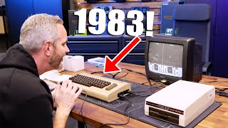 Gaming on a PC from 1983!