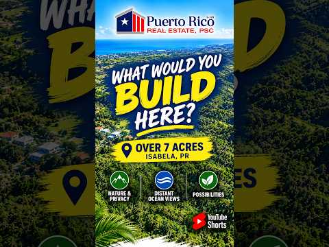 What Would You Build on 7+ Acres in Isabela, Puerto Rico? 🌴 #Shorts