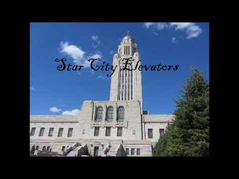 BEST OF 2014: Amazing & Historic OTIS bottom drive traction elevator at Neihardt Hall UNL