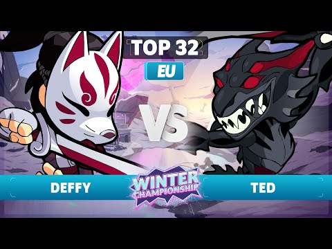 deffy vs. Ted - Top 32 - EU - Brawlhalla Winter Championship 2023