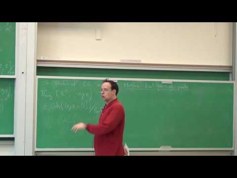 2016 Fall Eilenberg Lectures (D. Auroux) - Lecture 11 - 12-01-2016