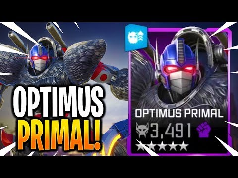 5 STAR OPTIMUS PRIMAL RANK UP & GAMEPLAY! - Transformers: Forged To Fight