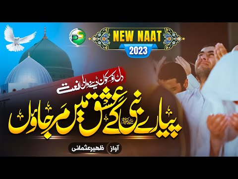 New Heart Touching Naat 2023 - Pyare Nabi Ke Ishq Main - Zaheer Usmani - Peace Studio - Naat Sharif