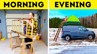 Nature VS Me. I Build a Rooftop camper! Smart Camping Solutions everyone should know