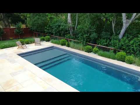 Pools123 Summit 35 Model Fiberglass Pool in Graphite Grey Austin, TX