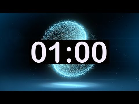 1 Minute Timer with Music for Kids! One Minute Calming Meditation Relaxing Music!