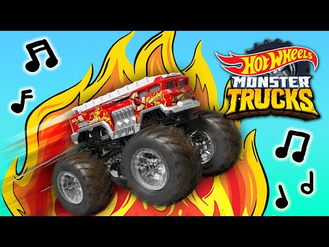 SONG REMIX 🎶 | Bringin’ the Heat 🚒🔥 ft. Monster Truck 5 ALARM! | Hot Wheels