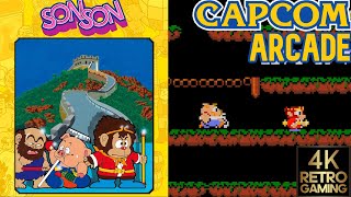 Sonson Arcade (Capcom 1984) 4k Longplay