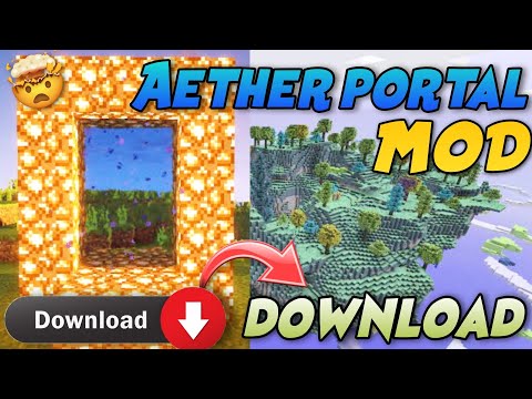 Aether Portal mod for Minecraft pe | new portal mod for Minecraft pe Aether dimension mod minecraft