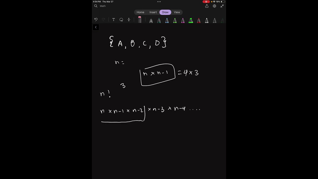 Partial Permutations Formular :3