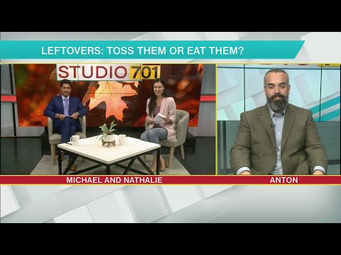 Anton will let us know when we should taste or toss leftovers