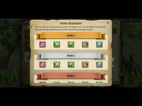RoK Lost Kingdom Rewards