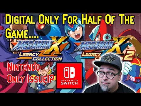 Not What I Wanted! Mega Man X Legacy Collection Half Digital On Nintendo Switch!