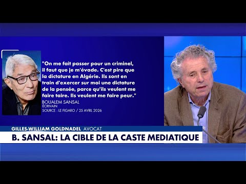 Gilles-William Goldnadel : «Le crime attribué à Boualem Sansal est d'avoir défendu la France»