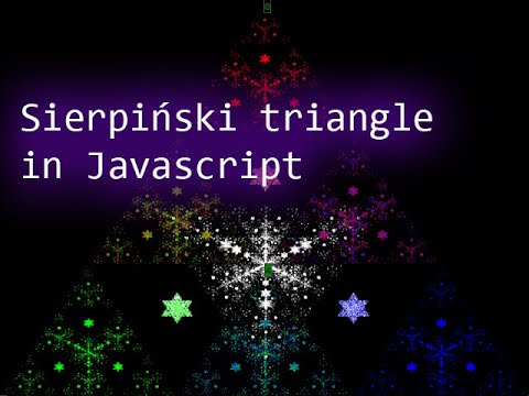 Sierpiński Triangle Fractals in Javascript