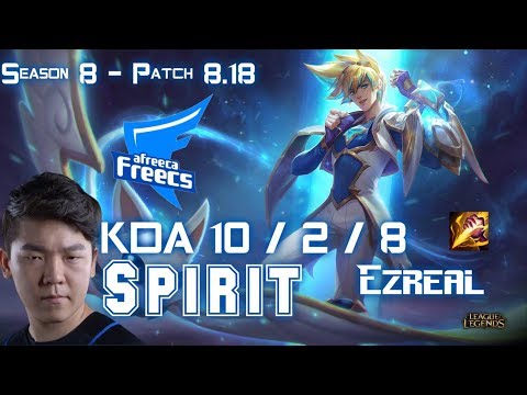 AFs Spirit EZREAL vs LEE SIN Jungle - Patch 8.18 KR Ranked