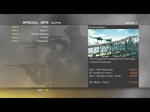 Call of Duty: Modern Warfare 2 Special Ops - All Alpha Missions on Veteran (Gameplay/Walkthrough)