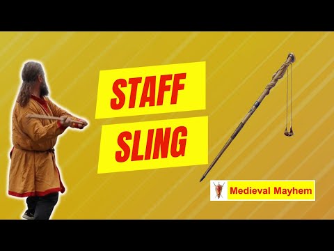 How to make and use a medieval Staff Sling
